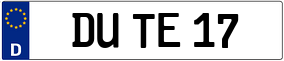 Truck License Plate